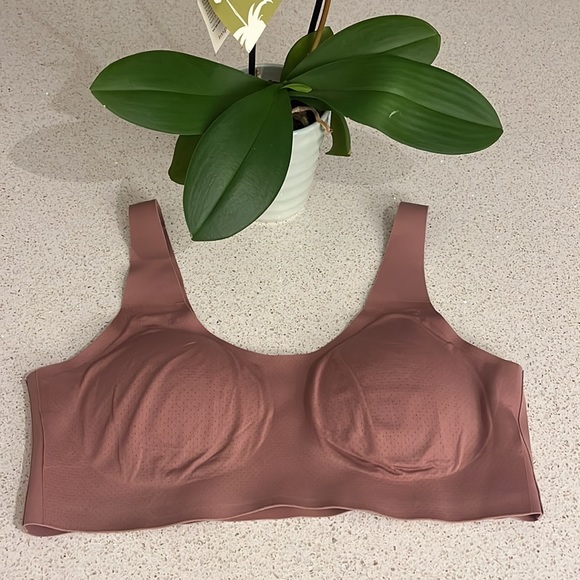 KNIX Sz Med LuxeLift Pullover Sports Bra in Rosé Pink 34A 34B 34C 34D 34DD - Picture 5 of 15
